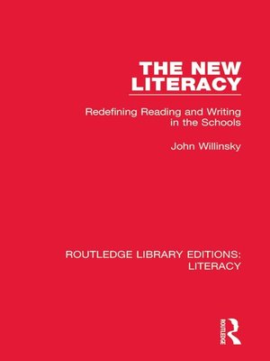 cover image of The New Literacy